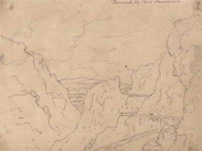 Descent to Pont de Beauvoisin by John Robert Cozens